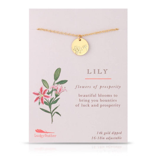 Botanical Necklace - Lily