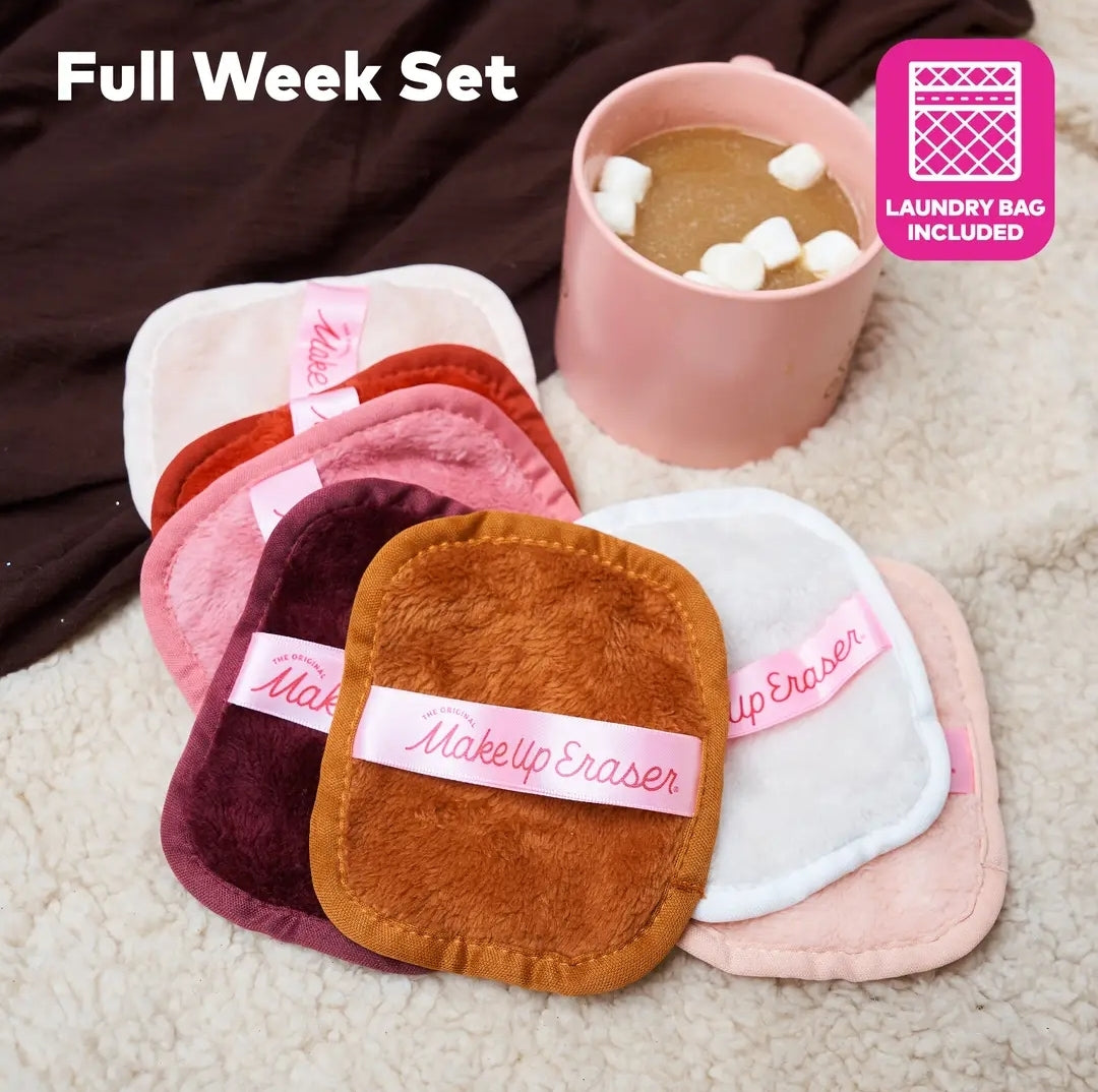 Hot Cocoa MakeUp Eraser 7 day set
