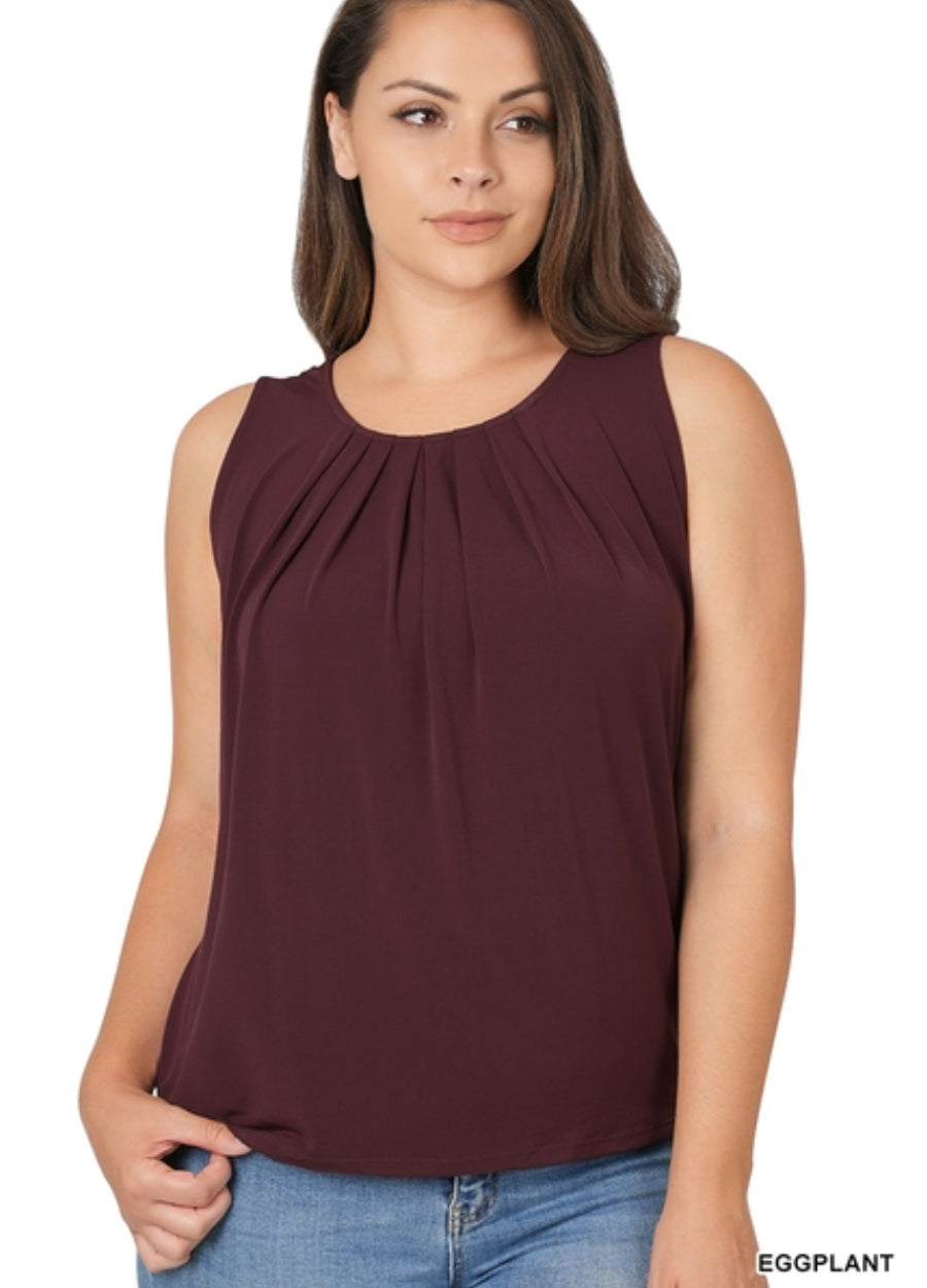 Pleat Top Tank