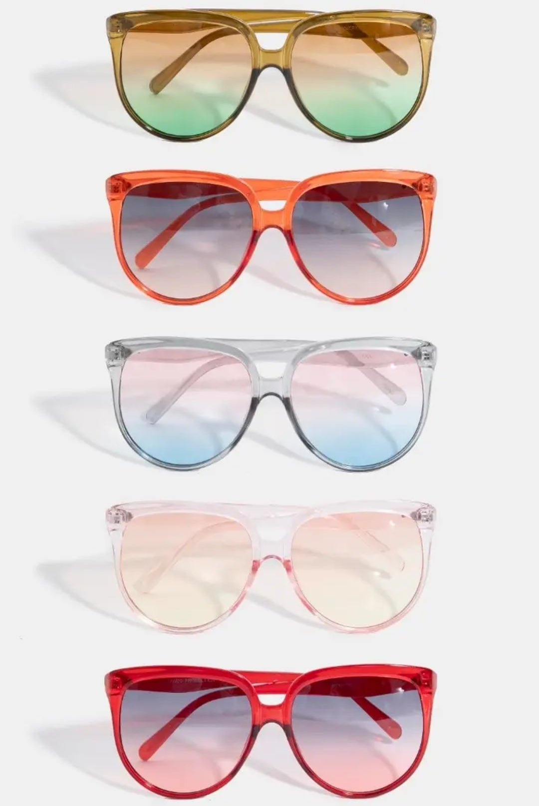 Rounded Square Framed Sunglasses