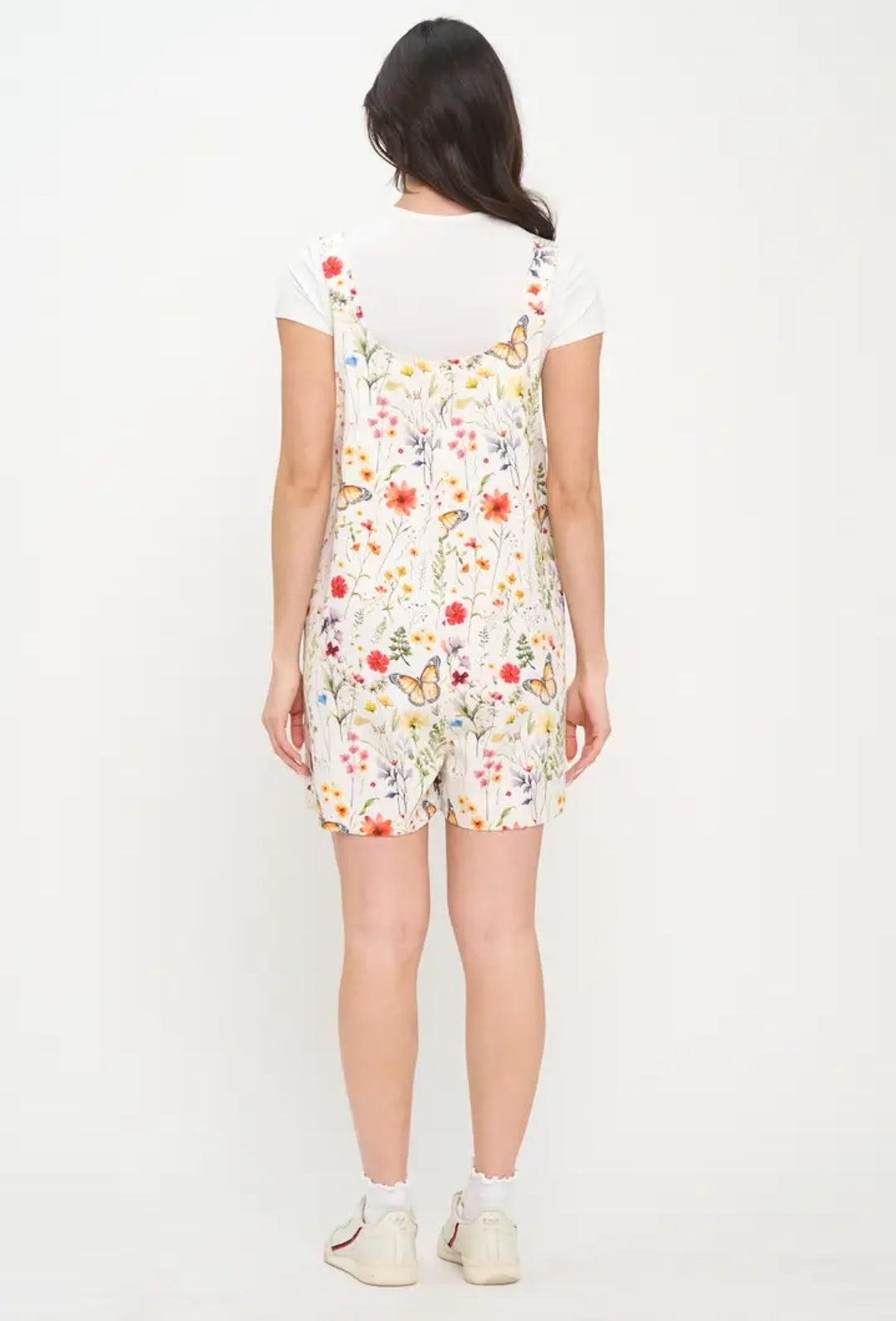 Butterfly & Wildflowers Short-alls