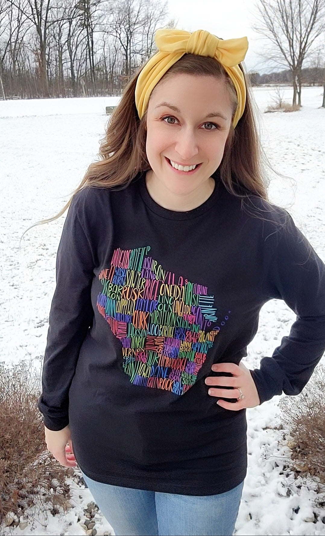 Wisconsin Counties Long Sleeve Tee