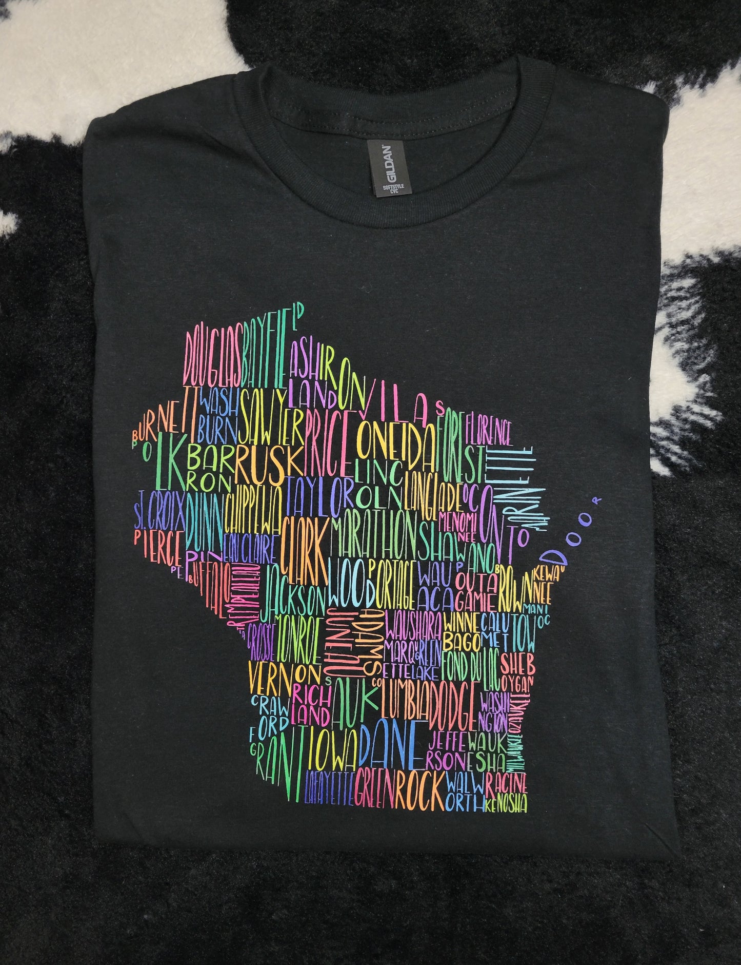 Wisconsin Counties Long Sleeve Tee