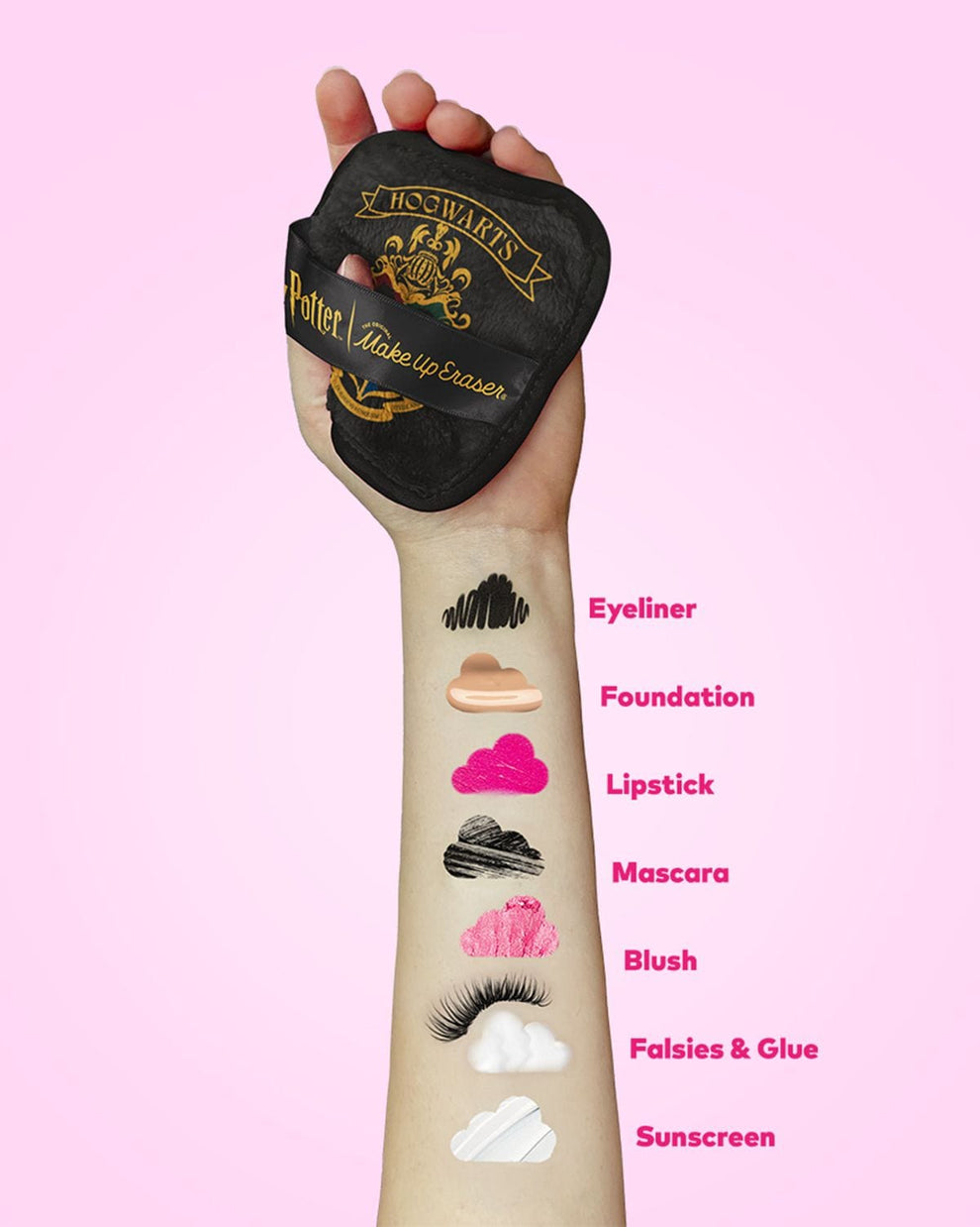Harry Potter 7-Day MakeUp Eraser - Hogwarts Gift Set