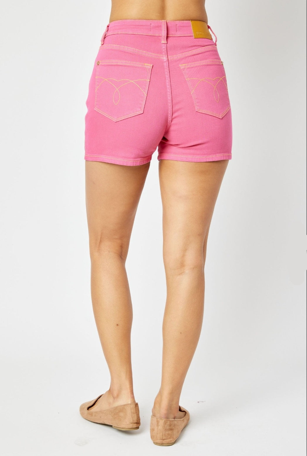 Judy Blue High-Waist Pink Shorts