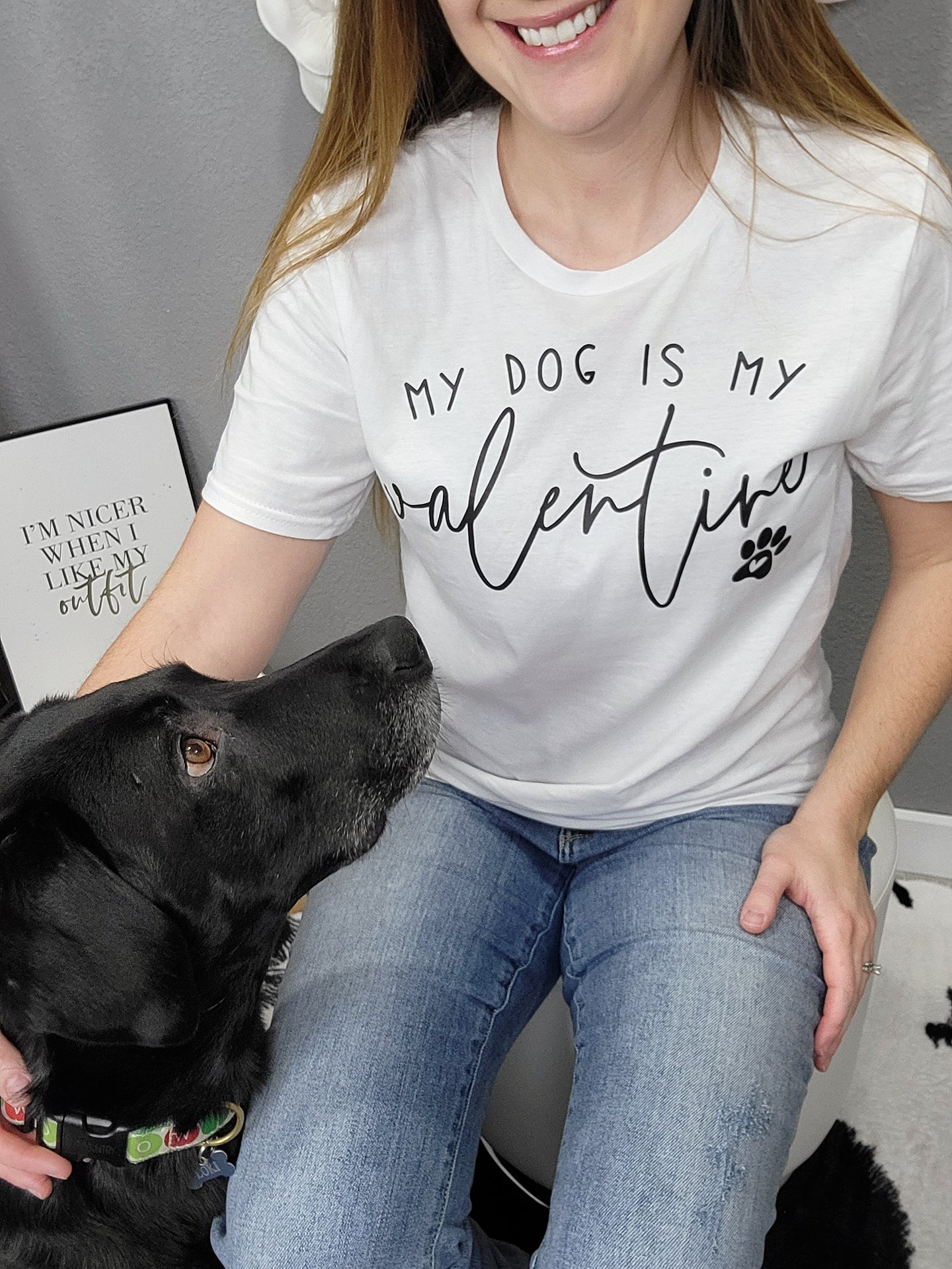 My Dog is My Valentine Tee