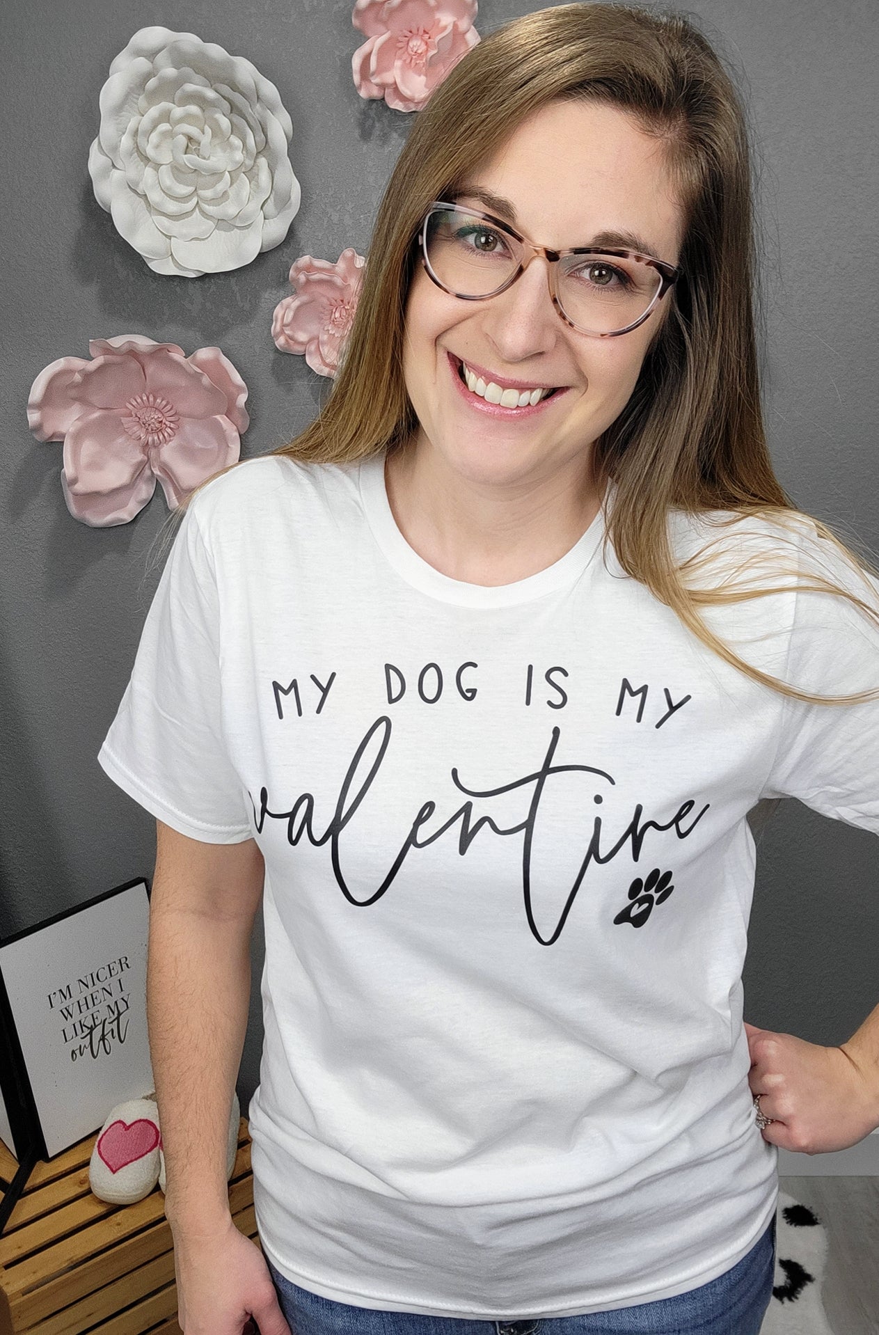 My Dog is My Valentine Tee