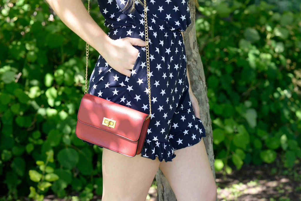 Bee Crossbody Bag- Black