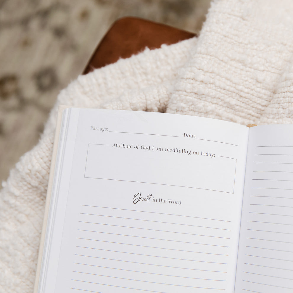 Dwell in the Word Linen Journal