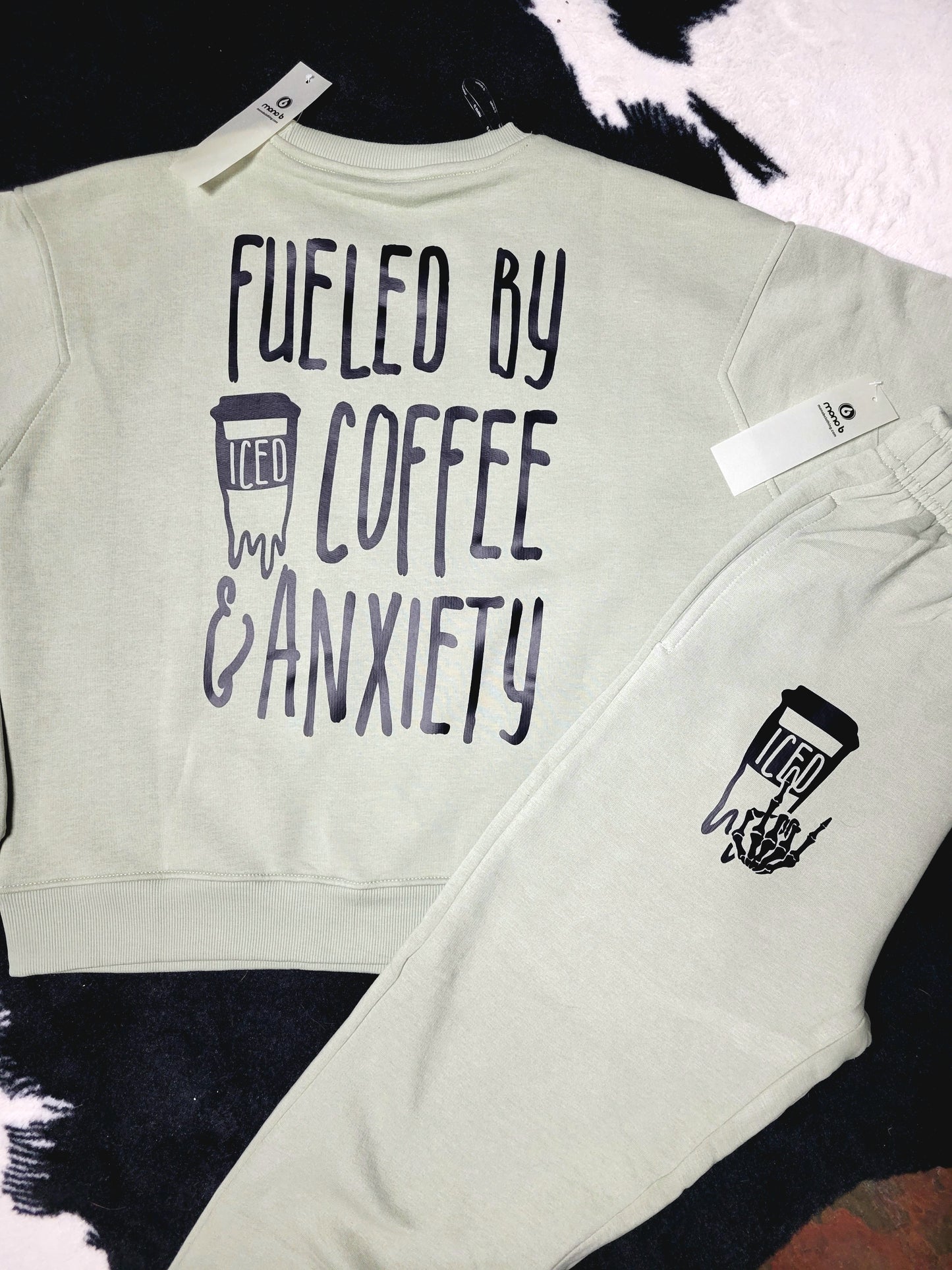 Iced Coffee and Anxiety Jogger Set