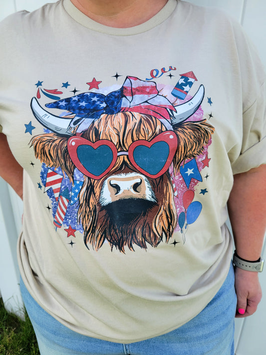 Patriotic Cow T-Shirt