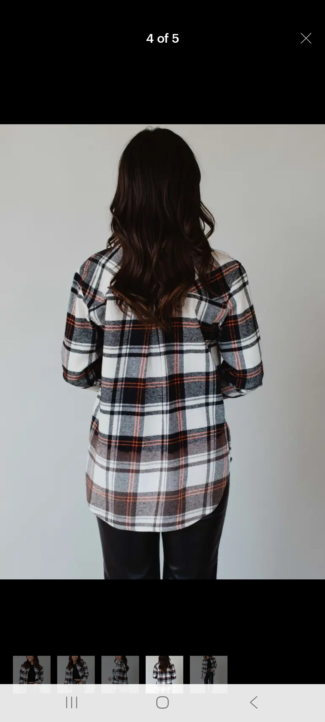 Choose Happy Dipped Flannel