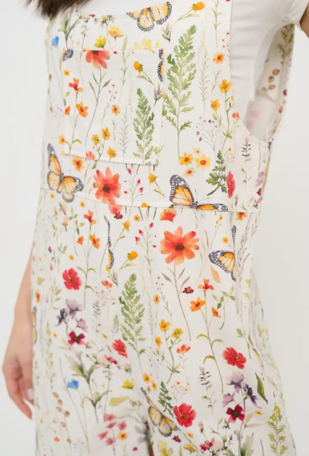 Butterfly & Wildflowers Short-alls