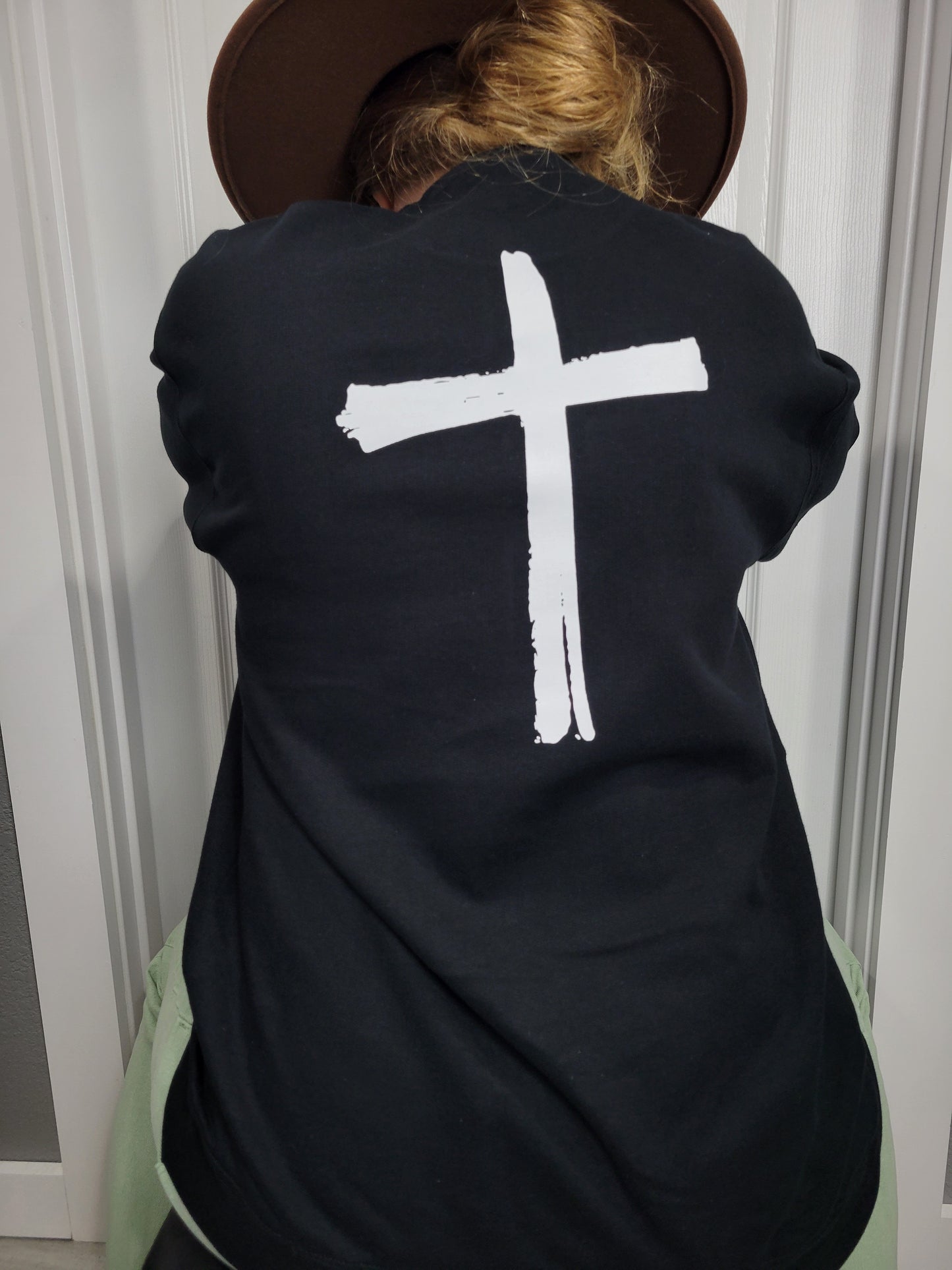 Jesus Has My Back Crewneck