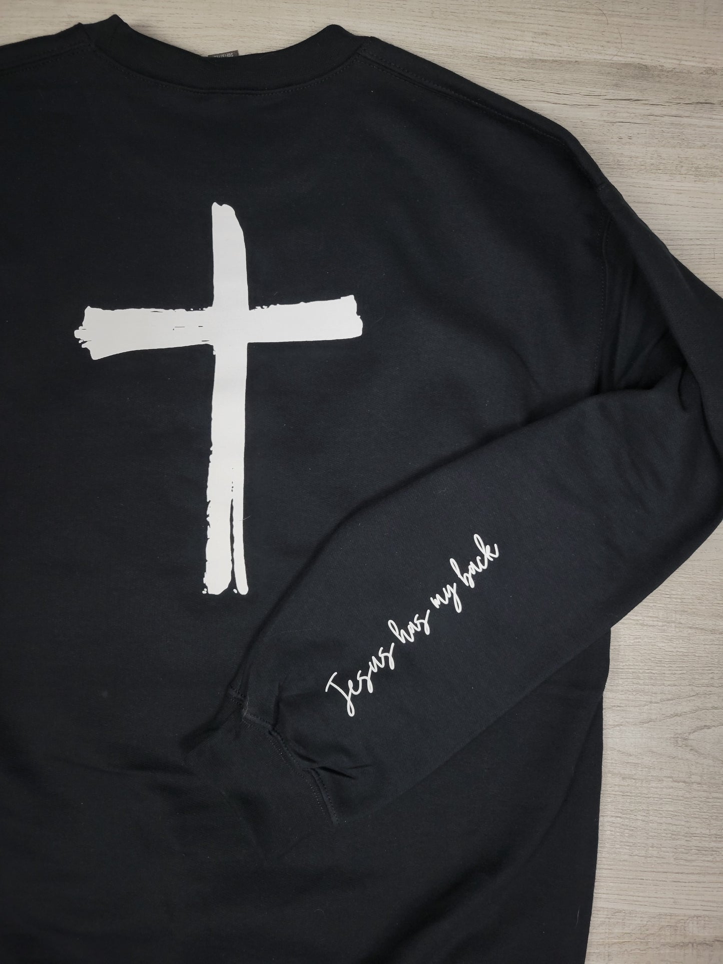 Jesus Has My Back Crewneck