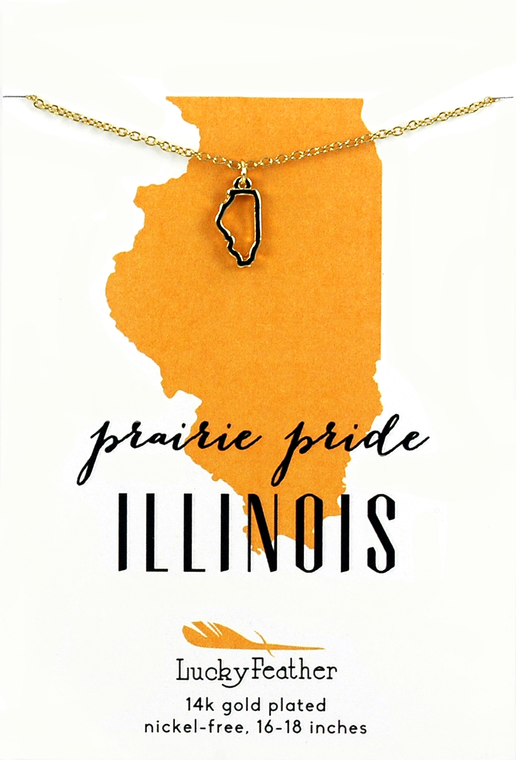 State Necklace - Illinois