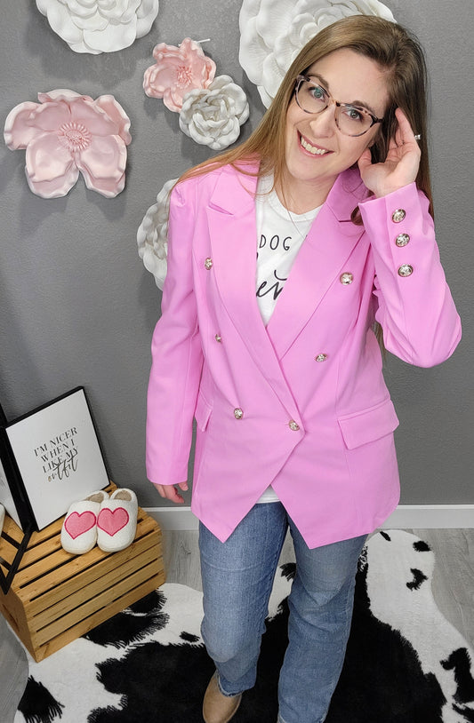 Class Act Pink Blazer