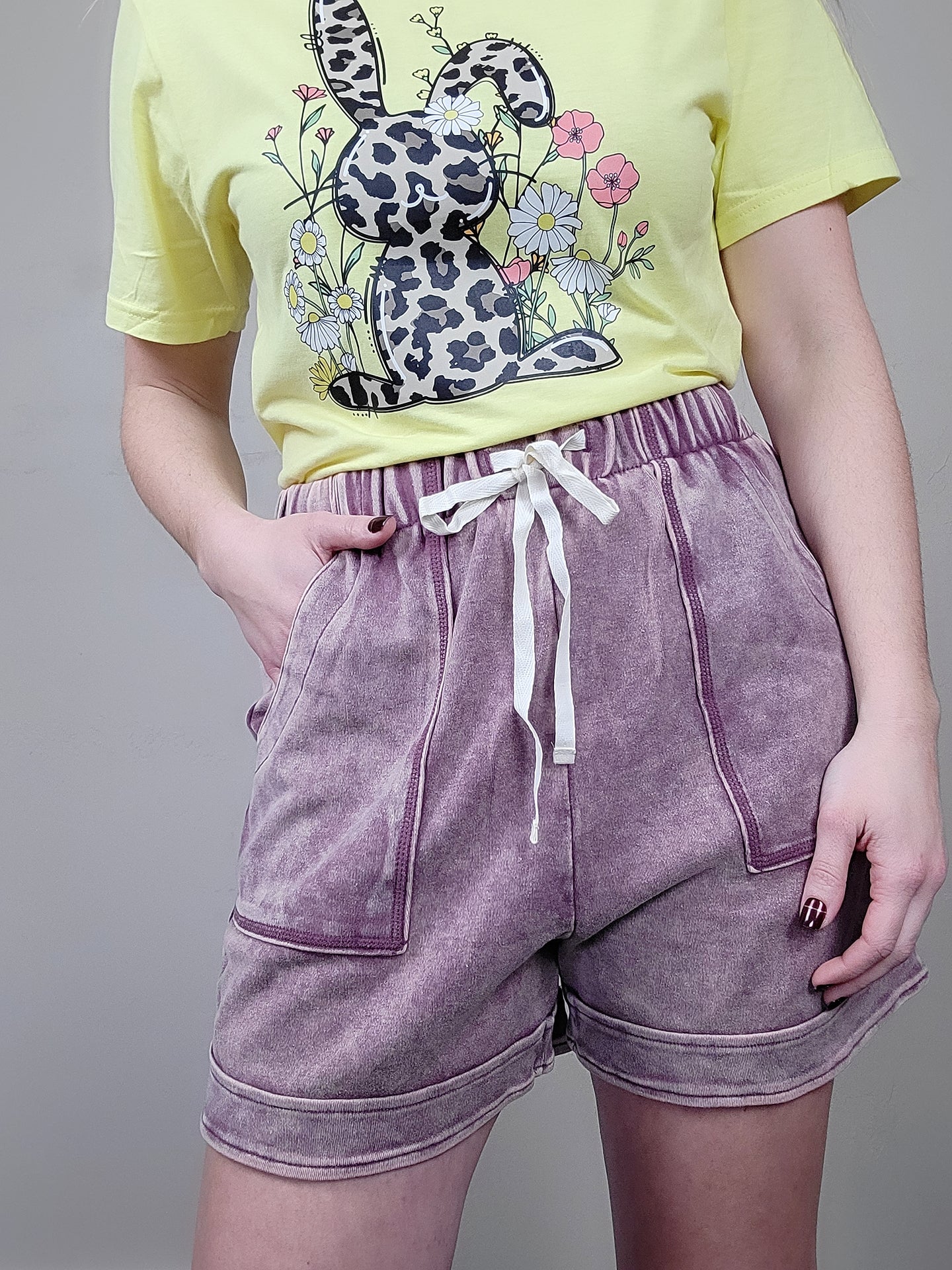 Acid Wash Shorts