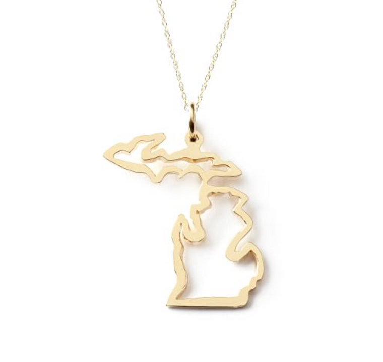 State Necklace - Michigan